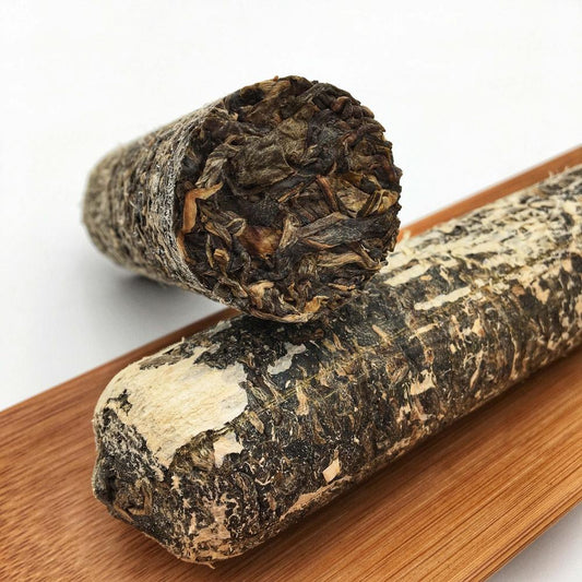 Bamboo Memory Ancient Tree Raw Pu-erh Tea — Mengsong 300-Year Spring Harvest Bamboo Infused
