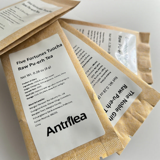 Antrilea Prestige Tasting Collection — Raw and Ripe Pu-erh Flavor Vocabulary Tasting