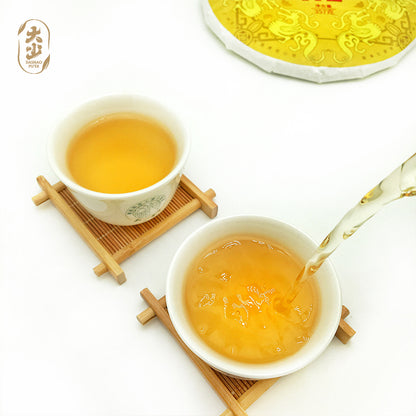 Yingcai Raw Pu-erh Tea Cake – Ancient Tree Spring Harvest (357g)