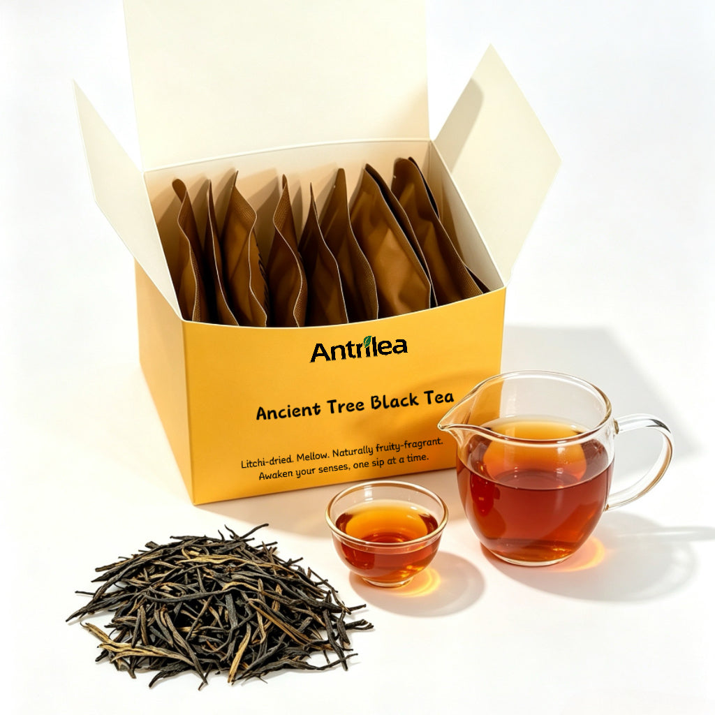 Black Tea Pouch – Ancient Tree Yunnan (5g × 10 Sachets)