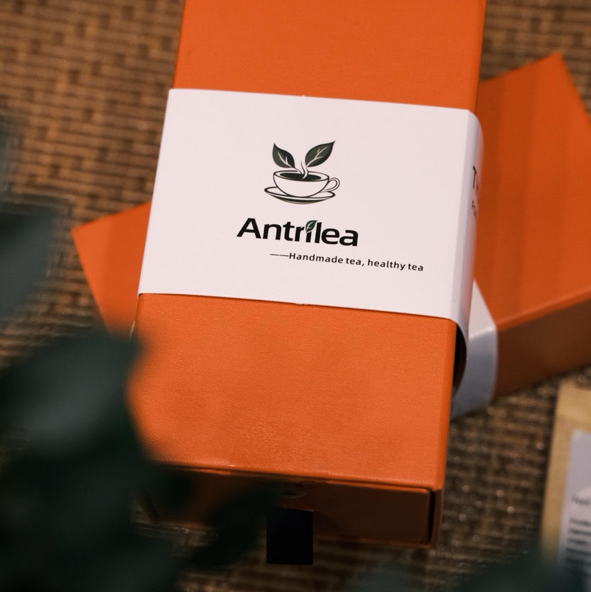 Antrilea Premium Pu-erh Tea Gift Box with Raw Pu-erh Tea and Ripe Pu-erh Tea Selection