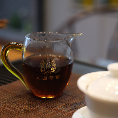 Antrilea Pu-erh Tea brewing experience with traditional glass teapot and tea cup