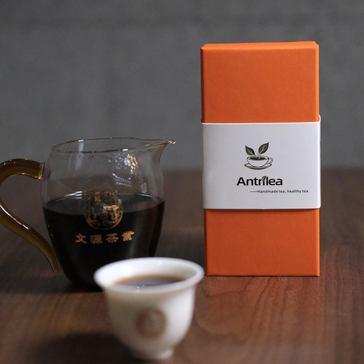 Antrilea Raw and Ripe Pu-erh Tea Tasting Set opened with two individual tea sachets