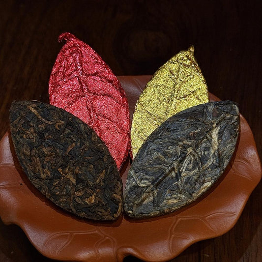 Golden & Red Leaf Raw and Ripe Pu-erh Tea – Simple Pack - Antrilea