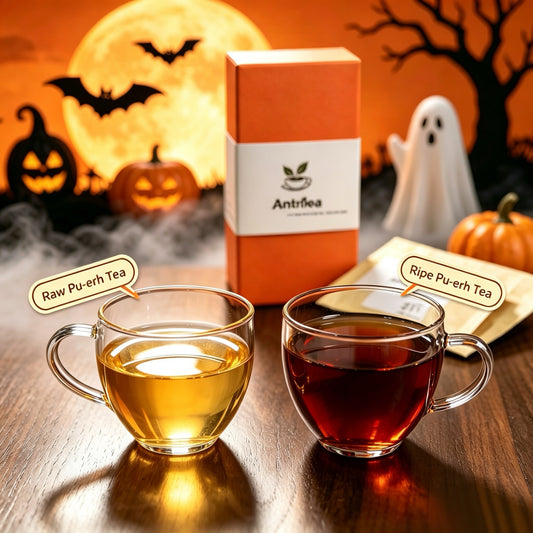 Halloween Pu-erh Tea Tasting Duo – Raw & Ripe 10g