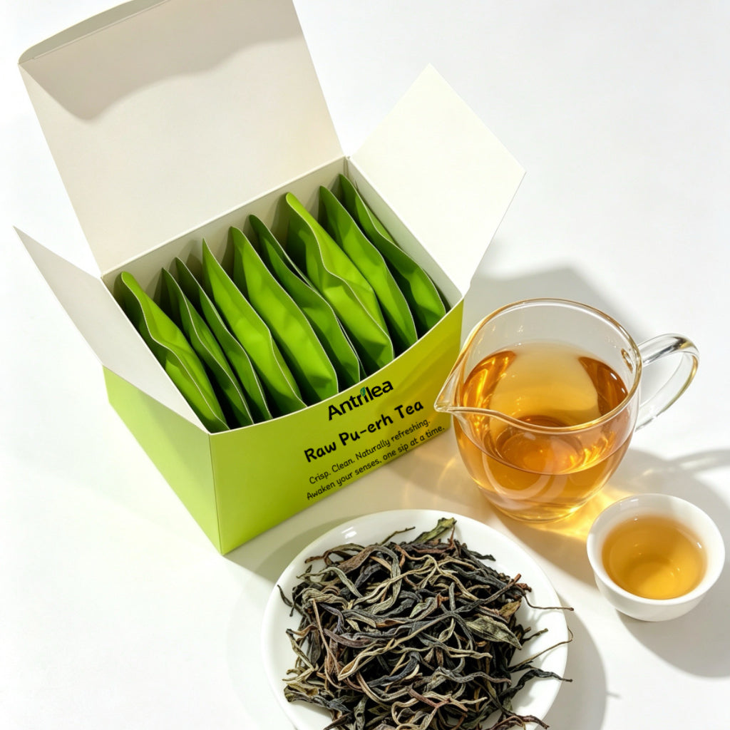 Verdant Pouch – Raw Pu-erh Tea (5g × 10 Sachets)