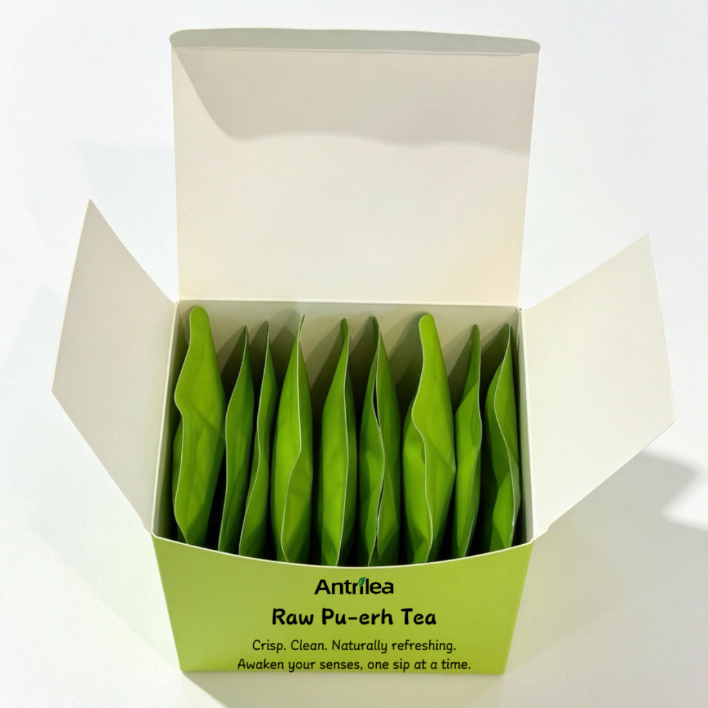 Verdant Pouch – Raw Pu-erh Tea (5g × 10 Sachets)